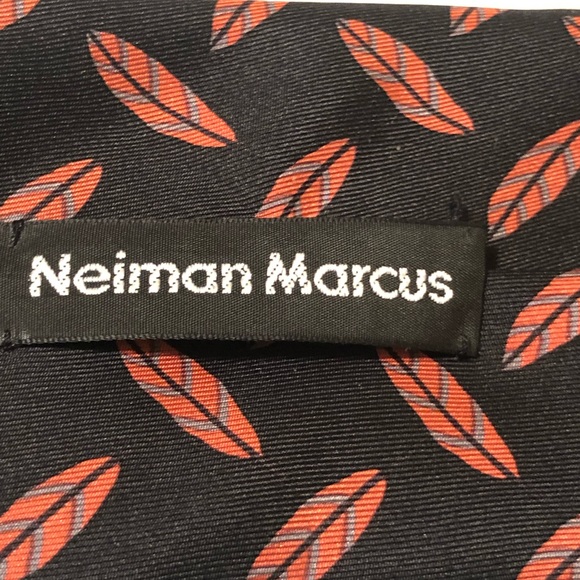 HERMES Tie/ Leaf Print - Picture 7 of 10